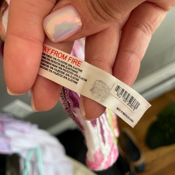 Anthropologie Pink and Purple Textured Dress - Picture 6 of 9